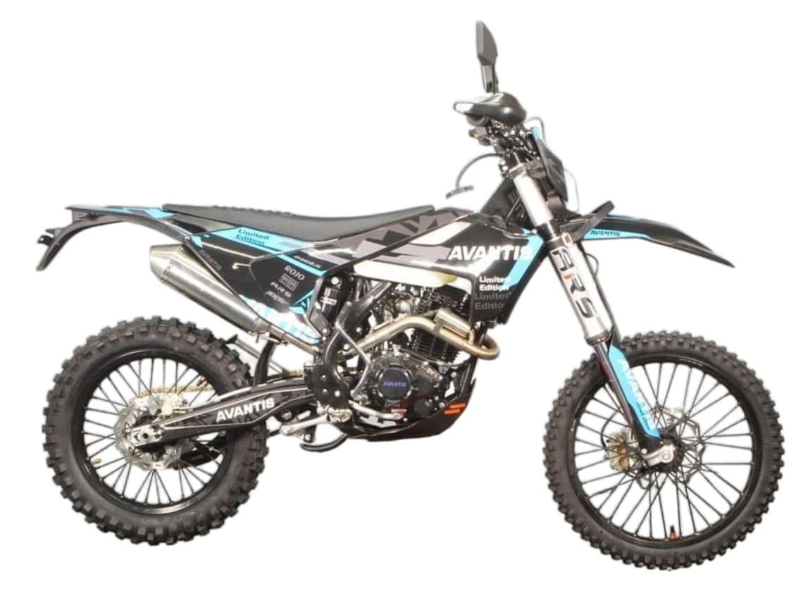 Мотоцикл кроссовый эндуро AVANTIS 250 Carb Nibbi Exclusive (CB250-F/172FMM Design HS черный) ARS с ПТС Мотоцикл кроссовый эндуро AVANTIS 250 Carb Nibbi Exclusive (CB250-F/172FMM Design HS черный) ARS с ПТС