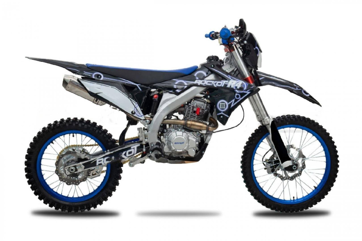 Мотоцикл кроссовый эндуро ROCKOT R4-250 Blue Trone 21/18 172FMM (2021 г.) Мотоцикл кроссовый эндуро ROCKOT R4-250 Blue Trone 21/18 172FMM (2021 г.)