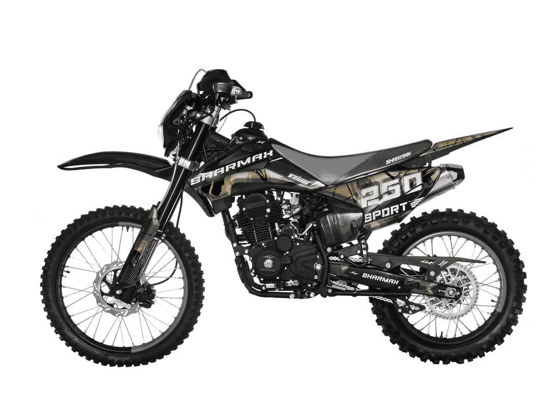 Мотоцикл кроссовый эндуро SHARMAX Sport 250 (камуфляж) Мотоцикл кроссовый эндуро SHARMAX Sport 250 (камуфляж)