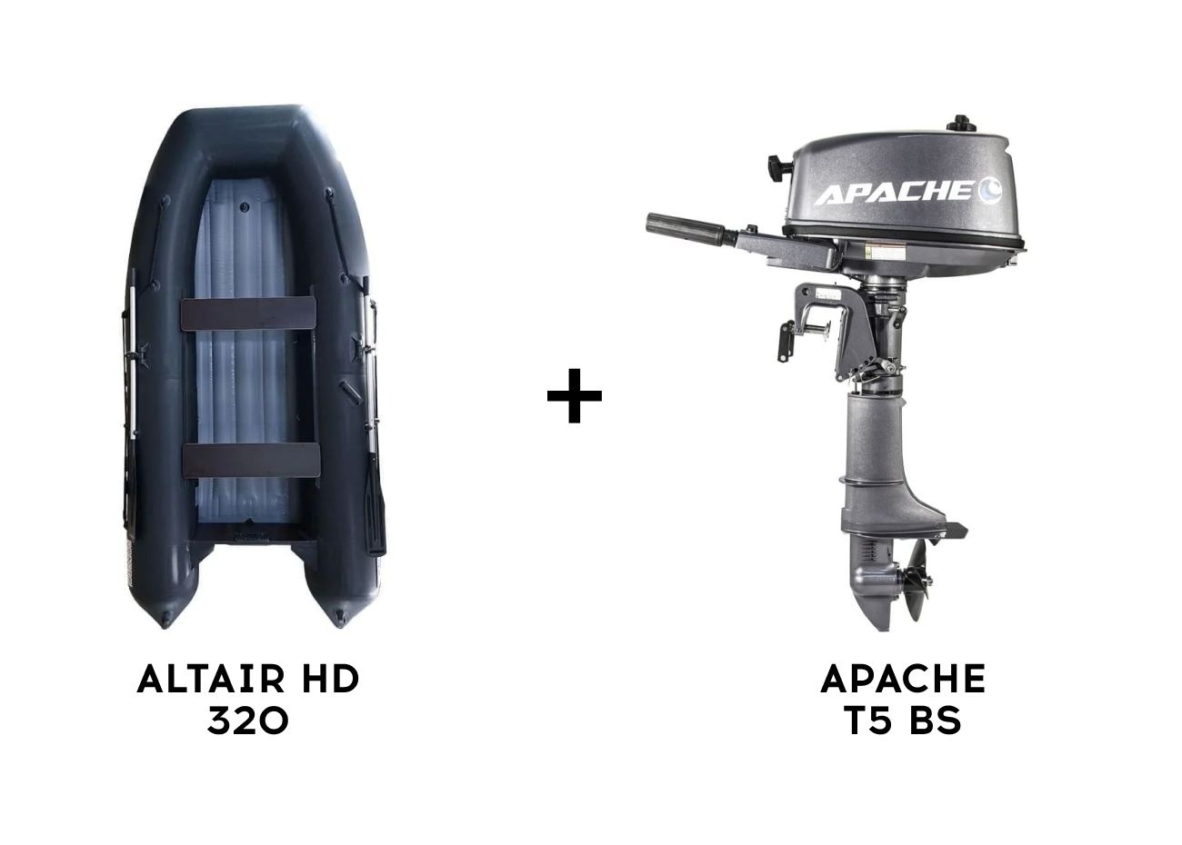 Лодка ПВХ ALTAIR HD 320 НДНД Карбон + 2х-тактный лодочный мотор APACHE T5 BS Лодка ПВХ ALTAIR HD 320 НДНД Карбон + 2х-тактный лодочный мотор APACHE T5 BS