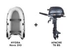 Лодка ПВХ HYDRA Nova 310 «Оптима 1200» + 2х-тактный лодочный мотор APACHE T6 BS