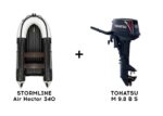Лодка ПВХ STORMLINE Air Hector 340 + 2х-тактный лодочный мотор TOHATSU M 9.8 B S