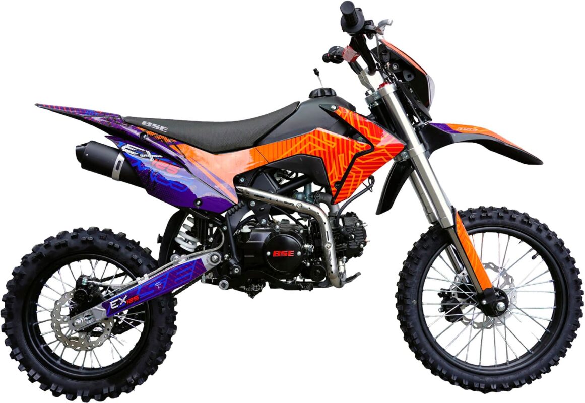 Питбайк BSE EX Blue Orange Ant 17/14