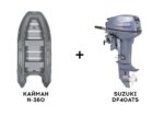 Лодка ПВХ КАЙМАН N-360 + 4х-тактный лодочный мотор SUZUKI DF40ATS