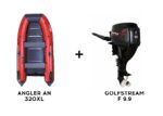 Лодка ПВХ ANGLER AN 335XL + 4х-тактный лодочный мотор GOLFSTREAM F 9.9 BMS