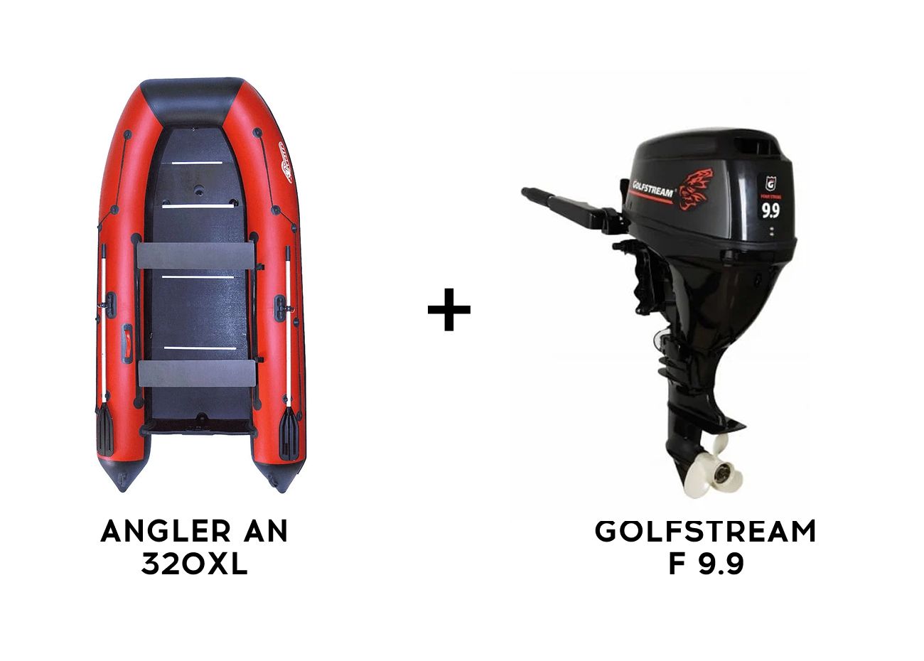 Лодка ПВХ ANGLER AN 335XL + 4х-тактный лодочный мотор GOLFSTREAM F 9.9 BMS Лодка ПВХ ANGLER AN 335XL + 4х-тактный лодочный мотор GOLFSTREAM F 9.9 BMS
